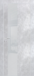 Товар Межкомнатная дверь PX-6  AL кромка с 4-х ст. Серый бетон
